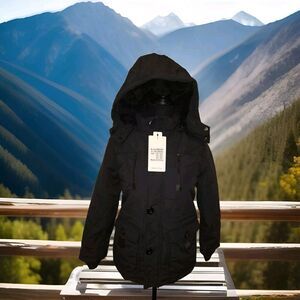 NWT! WenVen Boy's & Girl's Winter Sherpa Lined Parka Coat Removable Hood Size 8